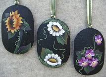 DEBBY FORSHEY-CHOMA  FLOWER ORNAMENTS  PATTERN PACKET