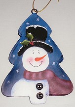 EILEEN DELLASELVA, TDA SNOWMAN ORNAMENT PATTERN PACKET