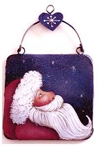 EILEEN DELLASELVA, TDA SANTA ORNAMENT PATTERN PACKET