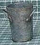MINI BUCKET FRENCH FLOWER LARGE FOLK ART TIN