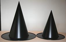 WITCHES HAT FOLK ART TIN