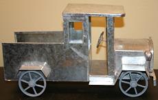 FOLK ART TIN LIZZIE'S  - VINTAGE TRUCK