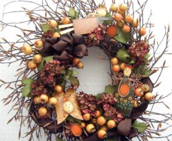 JANE ALLEN  HARVEST WREATH  PATTERN PACKET