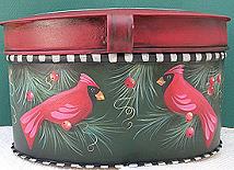 CARDINAL CHRISTMAS BOX PATTERN PACKET