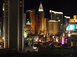 Vegas at night