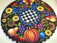 FLOWERS & FRUIT LAZY SUSAN  E-PACKET