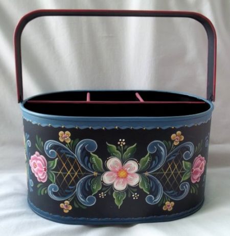 JUDY DIEPHOUSE   ROSEMALING BUCKET   PATTERN PACKET