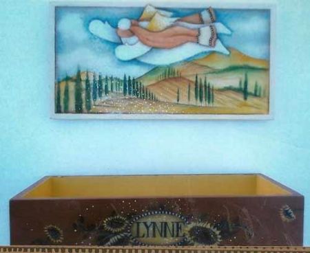 LYNNE ANDREWS  TUSCAN SNOWMAN BREAD BOX   PATTERN PACKET