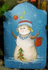 PAT SAUNDERS, CDA  CHEERFUL SNOWLADY!  PATTERN PACK