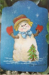 PAT SAUNDERS, CDA  HAPPY SNOWMAN  PATTERN PACK